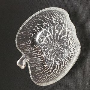 Crystal apple dish